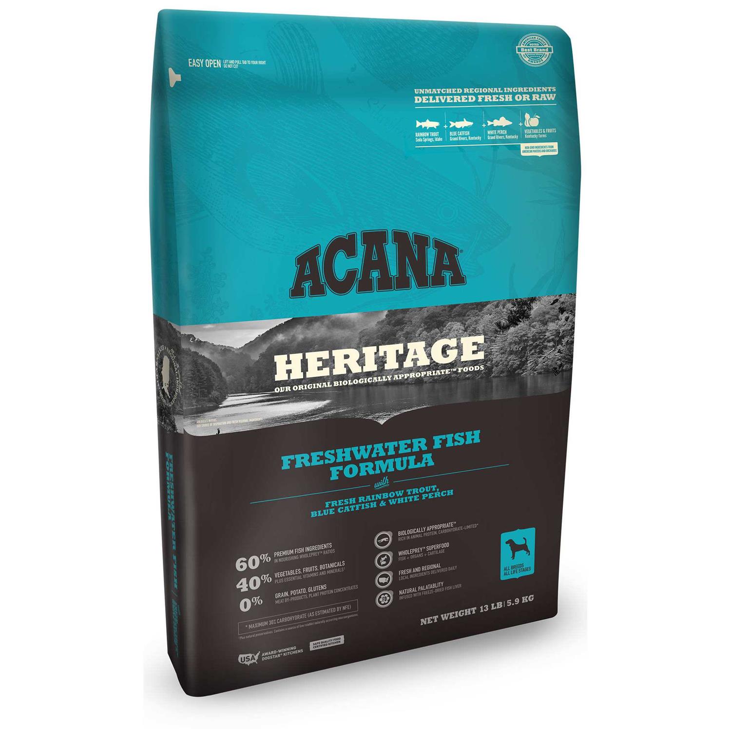 Acana Freshwater Fish Dry Dog Food - Healthber