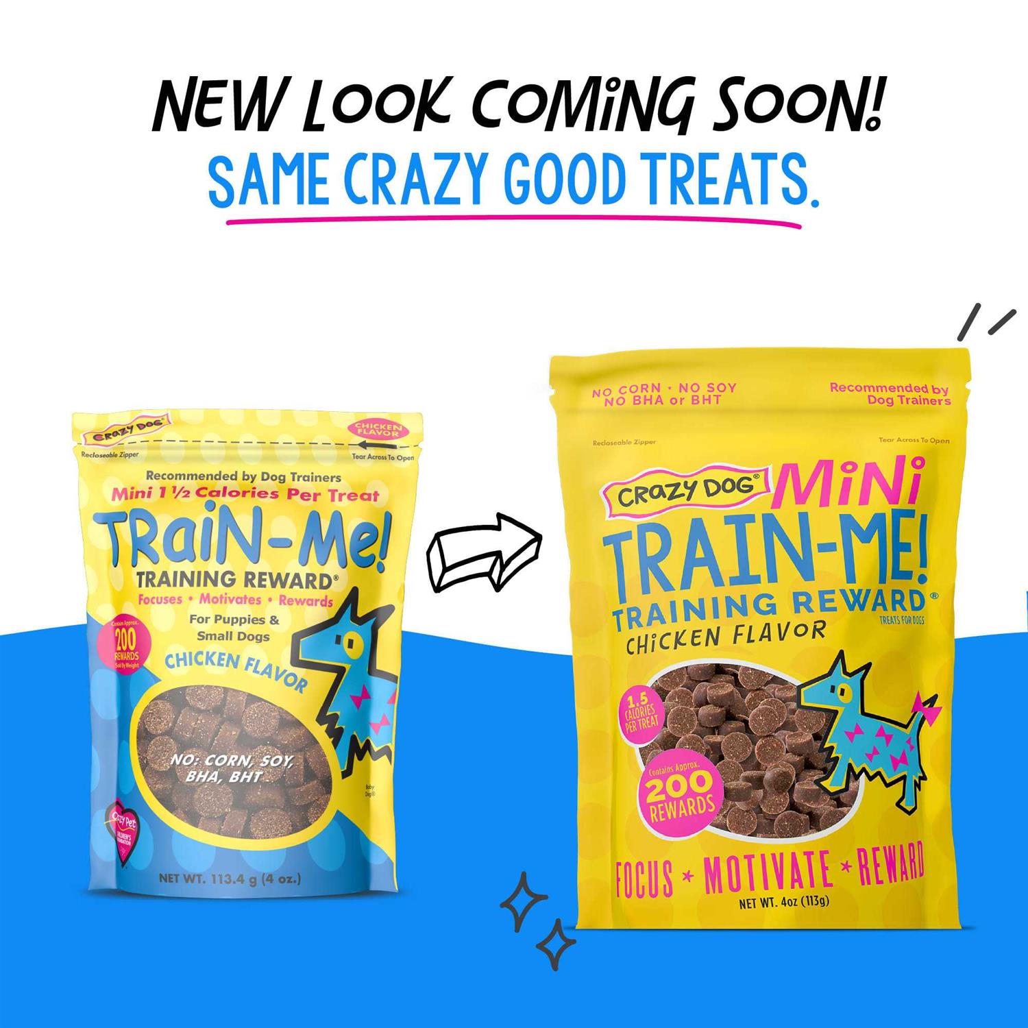 Crazy Dog Train-Me! Mini Chicken Dog Treats - Healthber