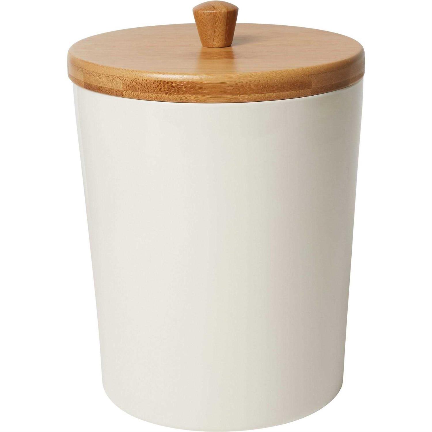 Frisco Melamine Dog & Cat Treat Jar with Bamboo Lid - Healthber