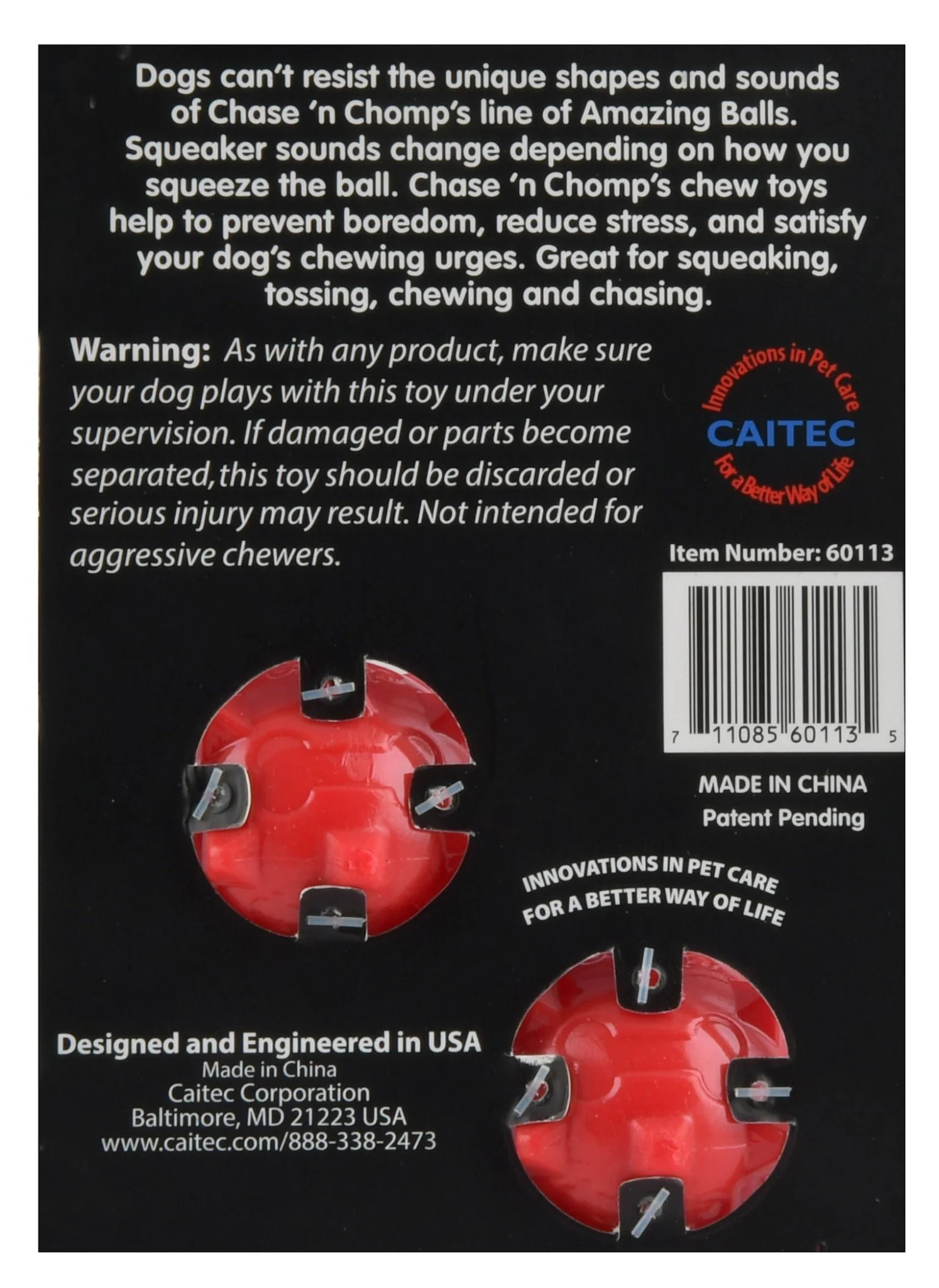 Amazing Knobble Ball Squeak & Float Dog Toy - Healthber