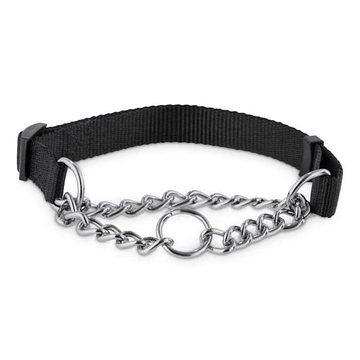 EveryYay Check Nylon & Chain Dog Collar - Healthber