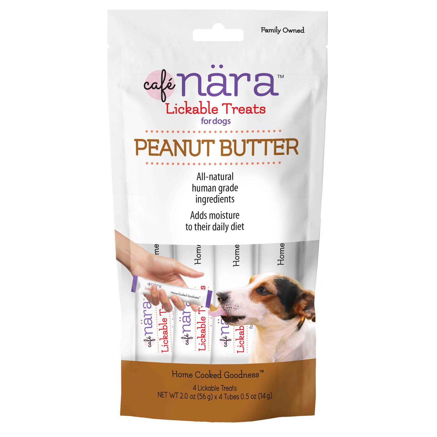 Cafe Nara Lickable Peanut Butter Dog Treats - Healthber