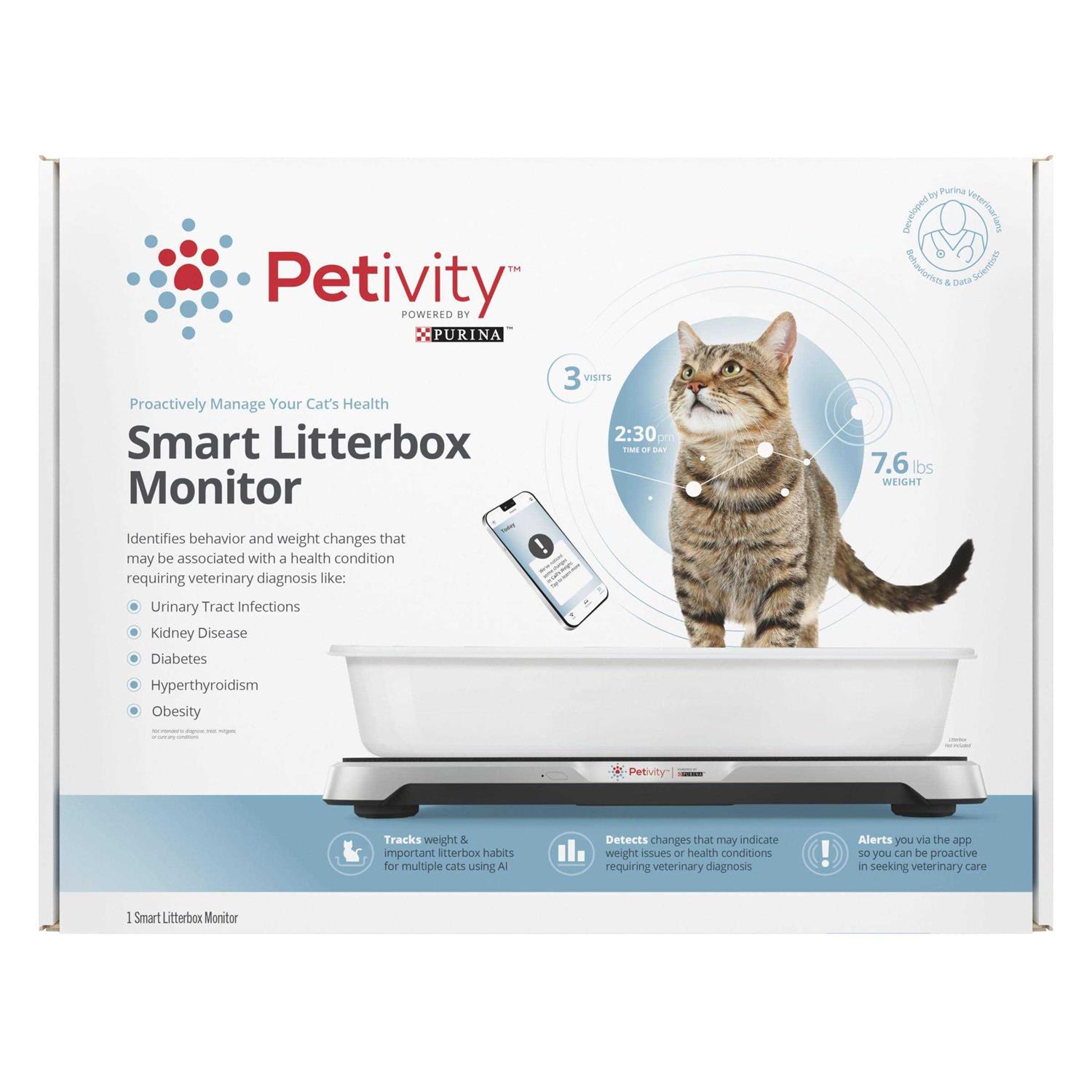 Petivity Smart Litterbox Monitor System - Healthber