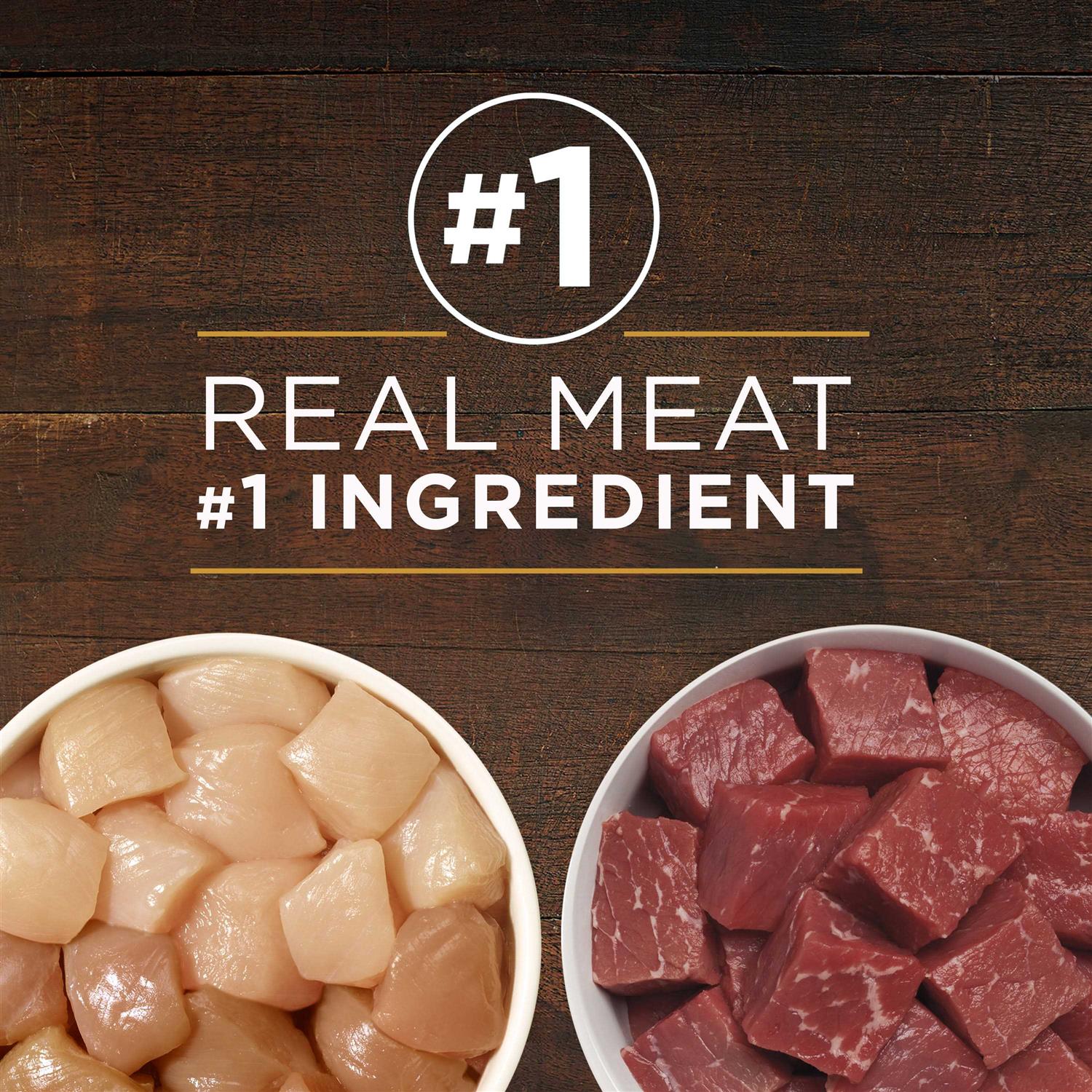 Purina ONE SmartBlend Classic Ground Chicken & Beef Entrée Wet Dog Food - Healthber
