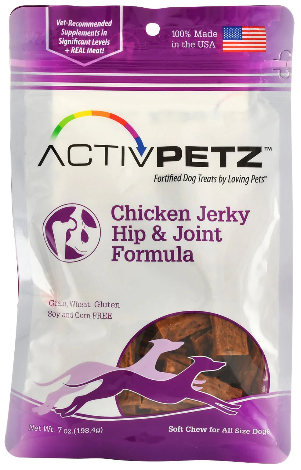 ActivPetz Hip & Joint Jerky Treats, Beef - Healthber
