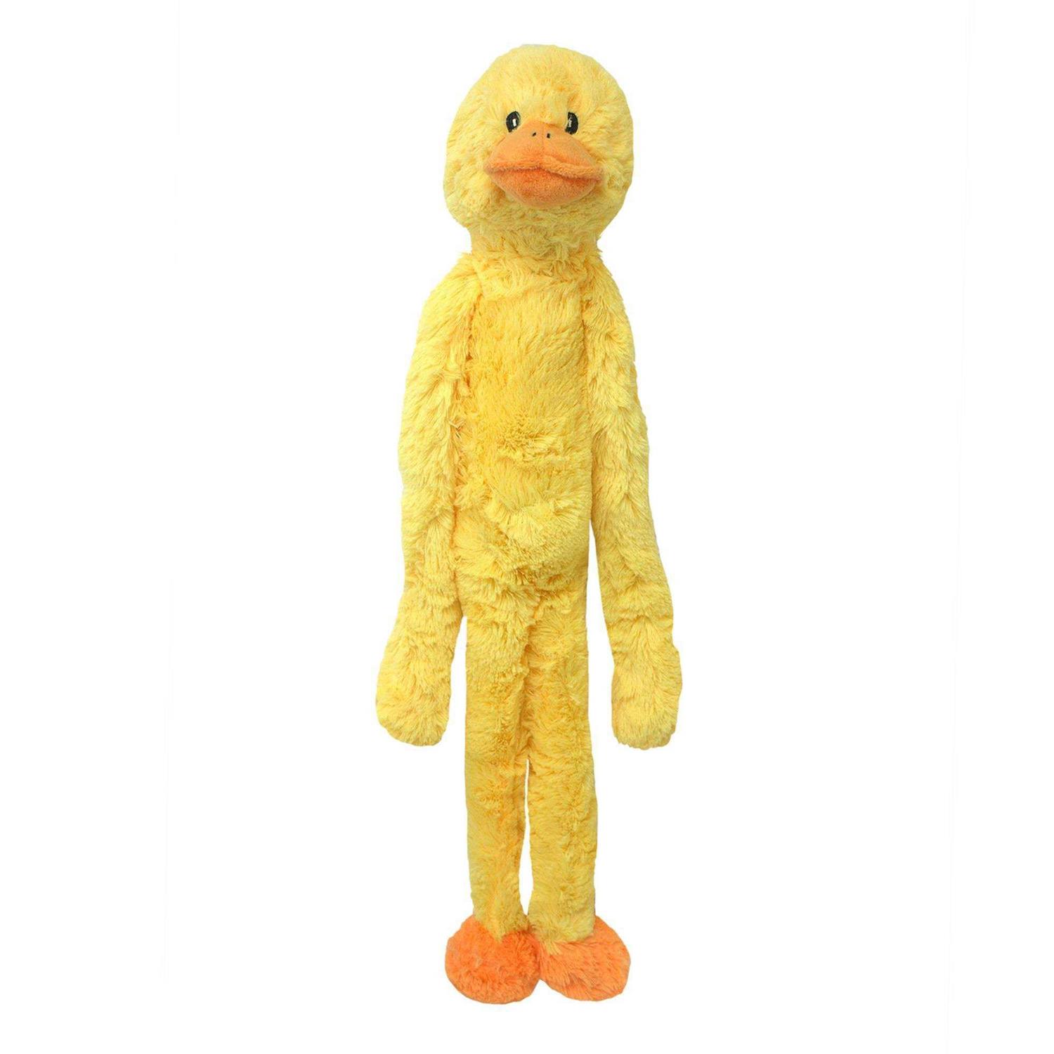 Multipet Swingin’ Slevins Duck Plush Dog Toy - Healthber