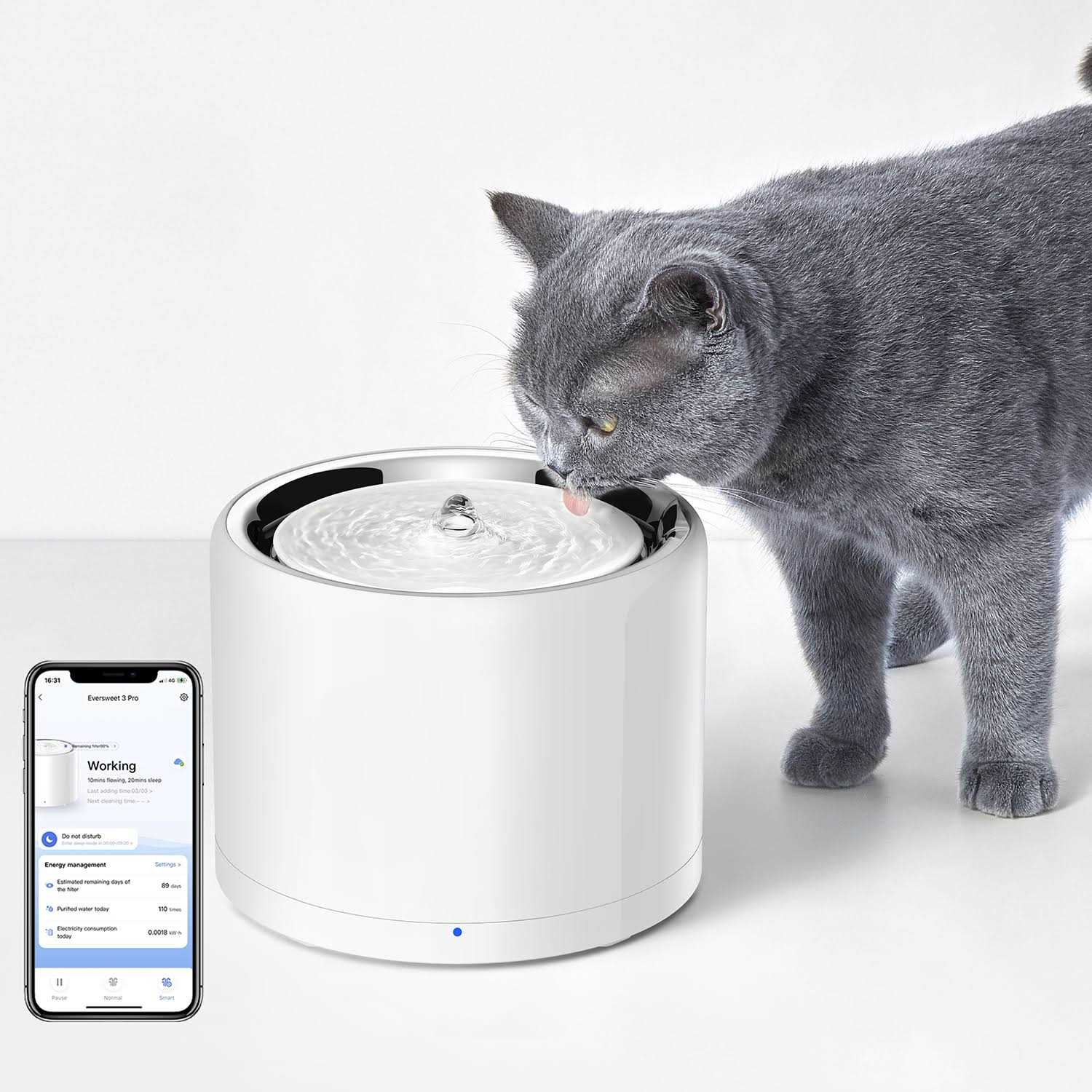 Petkit Pet Water Fountain Eversweet 3 Pro - Healthber