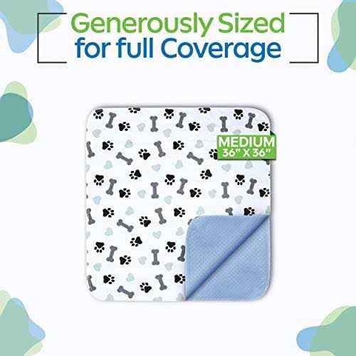 Green Lifestyle Washable Pee Pads for Dogs Highly Absorbent - Healthber