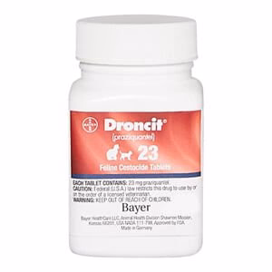 Rx Droncit for Cats, 23 mg Tablets - Healthber