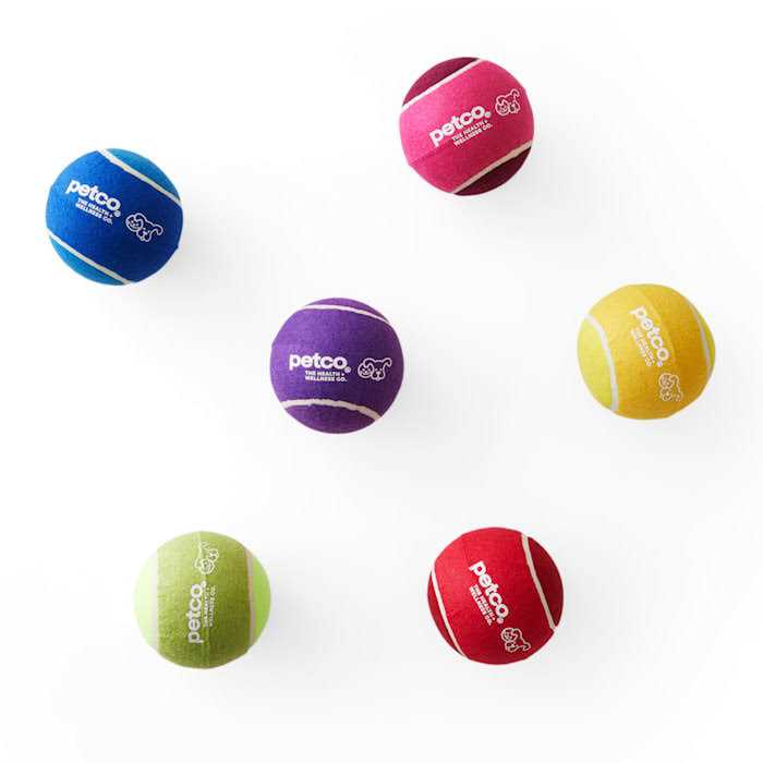 Petco Tennis Ball Dog Toy - Healthber