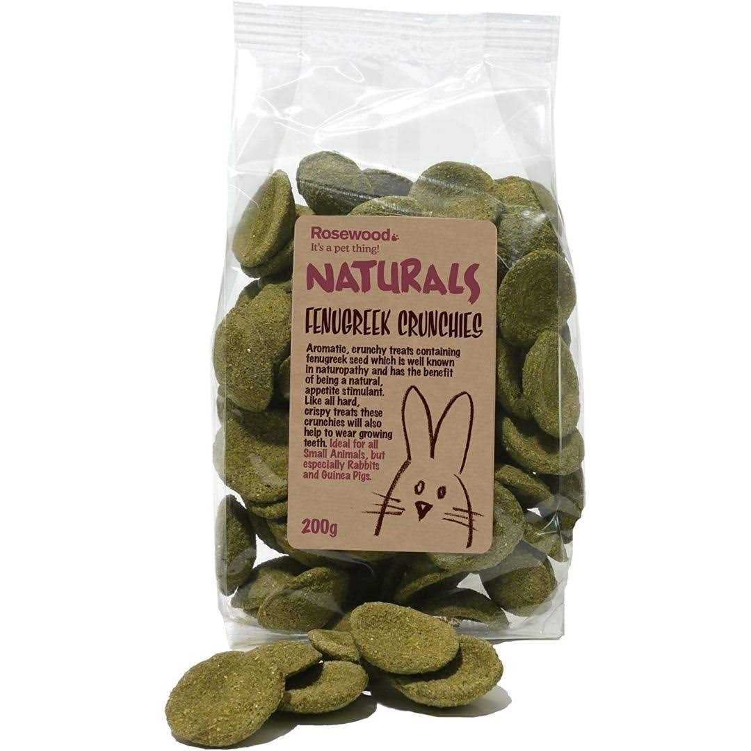 Rosewood Fenugreek Crunchies Small Animal Food - Healthber