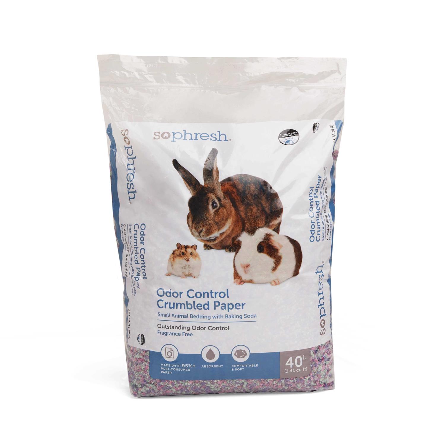 So Phresh Crumbled Paper Confetti Small Animal Bedding - Healthber