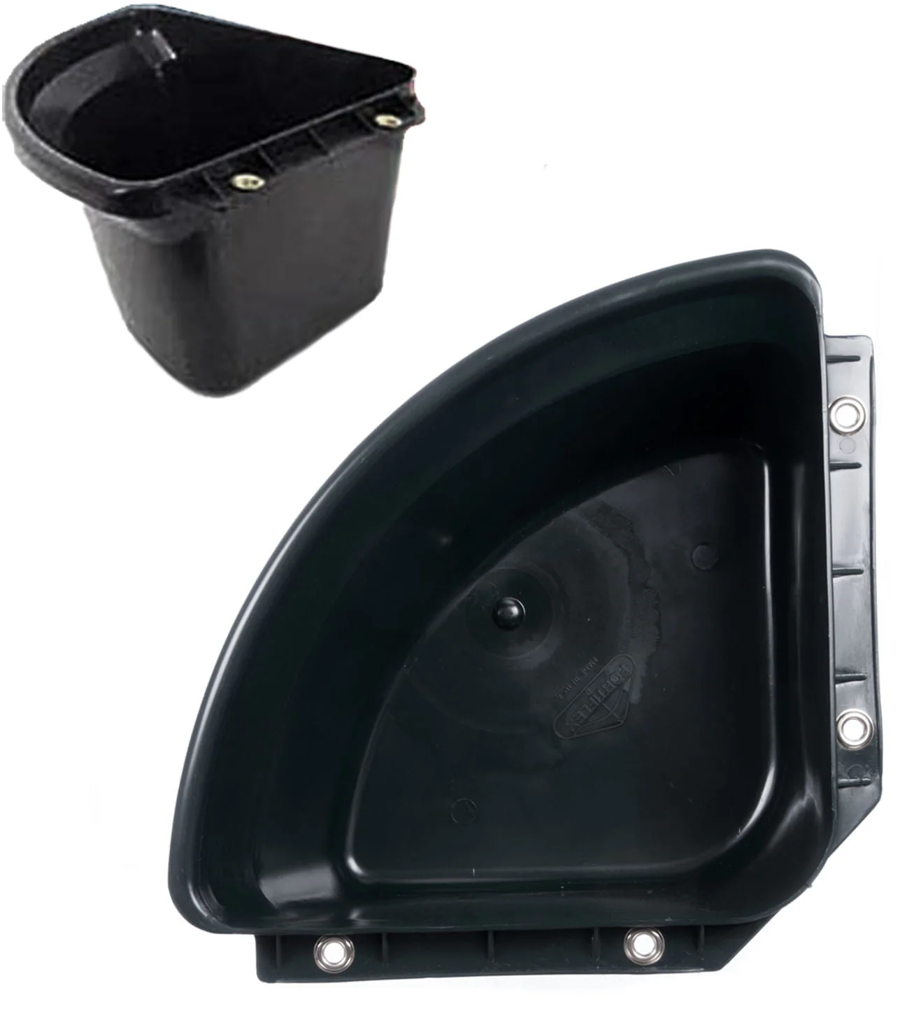 Fortiflex Corner Feeder, Black - Healthber