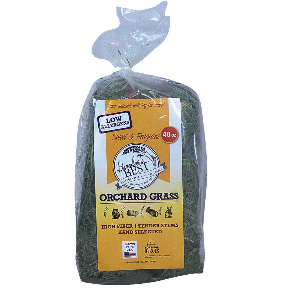 Grandpa's Best Orchard Grass Bale - Healthber