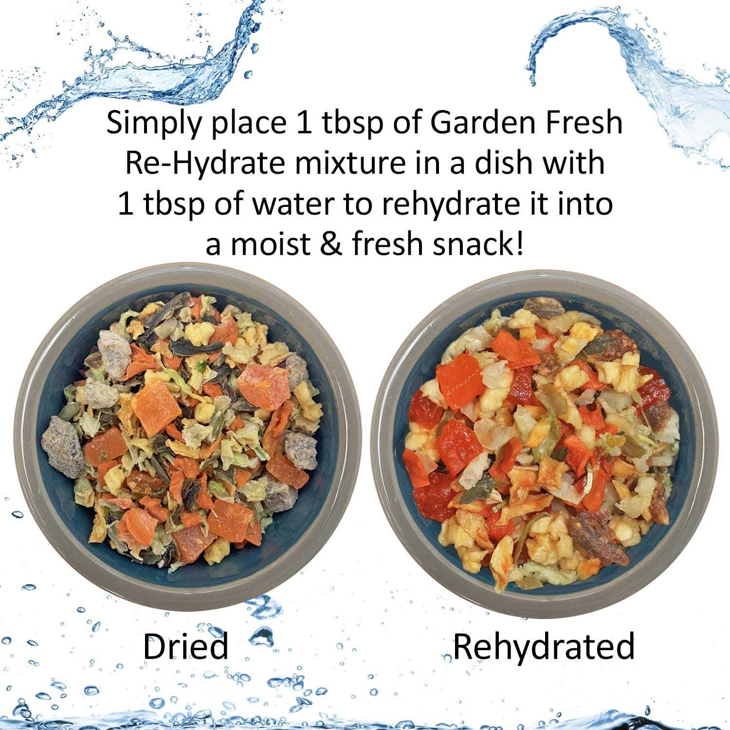 Exotic Nutrition ZooPro Garden Fresh Re-Hydrate Small Pet Treats - Healthber
