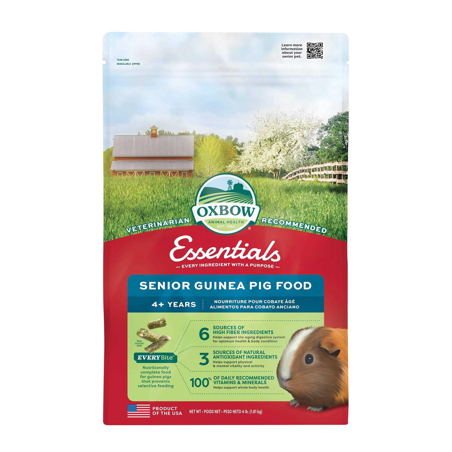 Oxbow Essentials Senior Guinea Pig Food - Healthber