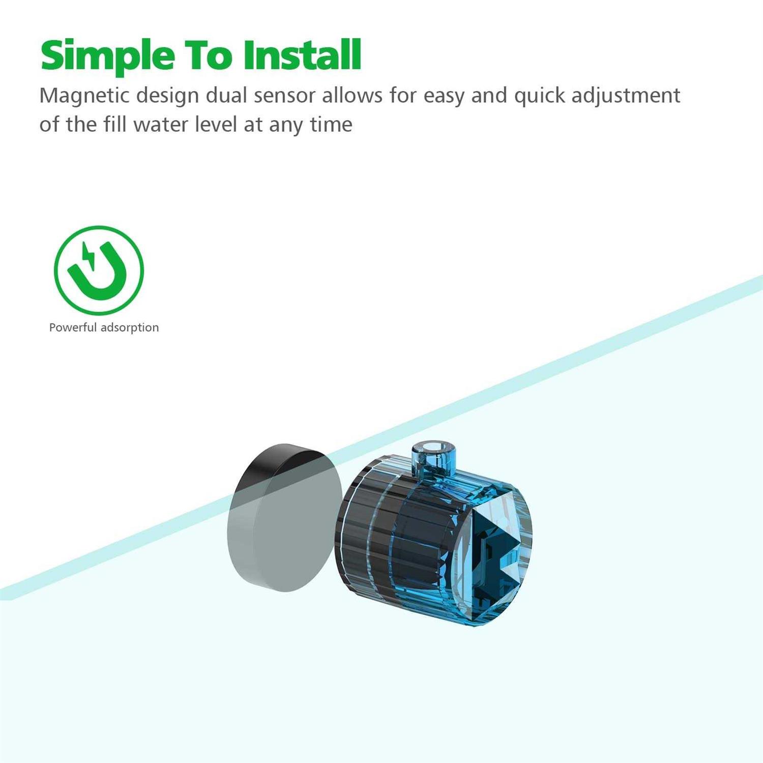Useek Auto Top Off for Saltwater Aquarium Water ATO System for Both Reef and Fresh Tank - Healthber