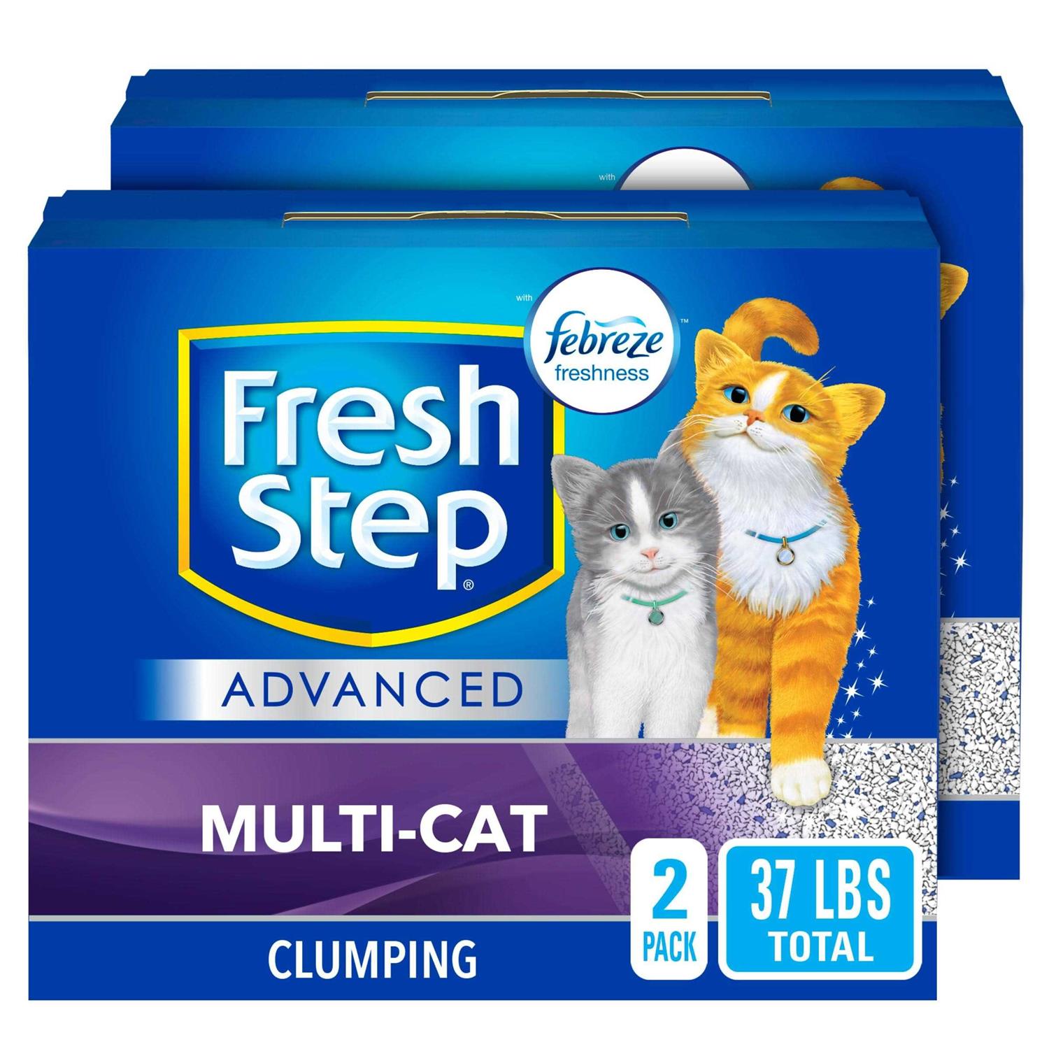 Fresh Step Advanced Clumping Cat Litter - Healthber