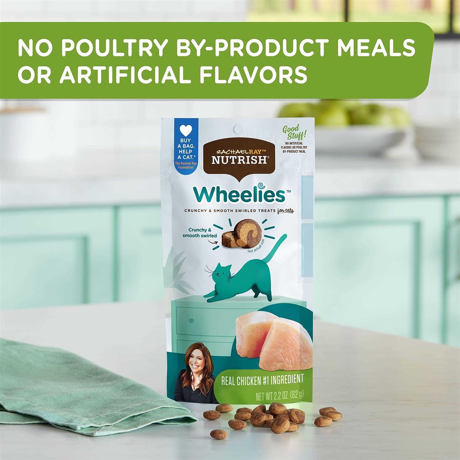 Rachael Ray Nutrish Wheelies Cat Treats - Healthber