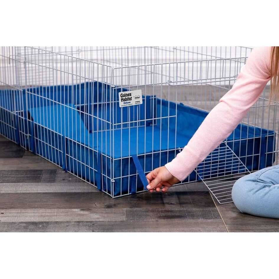 MidWest Guinea Habitat Deluxe Guinea Pig Cage - Healthber
