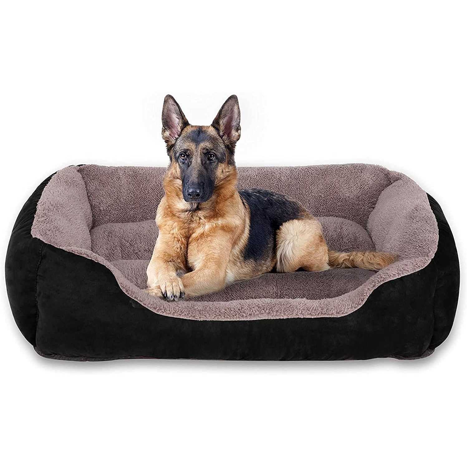 Utotol Dog Beds for Large Dogs Washable Large Pet Dog Bed Sofa Firm Breathable Soft Couch for Jumbo Large Medium Small Puppies Cats Sleeping - Healthber