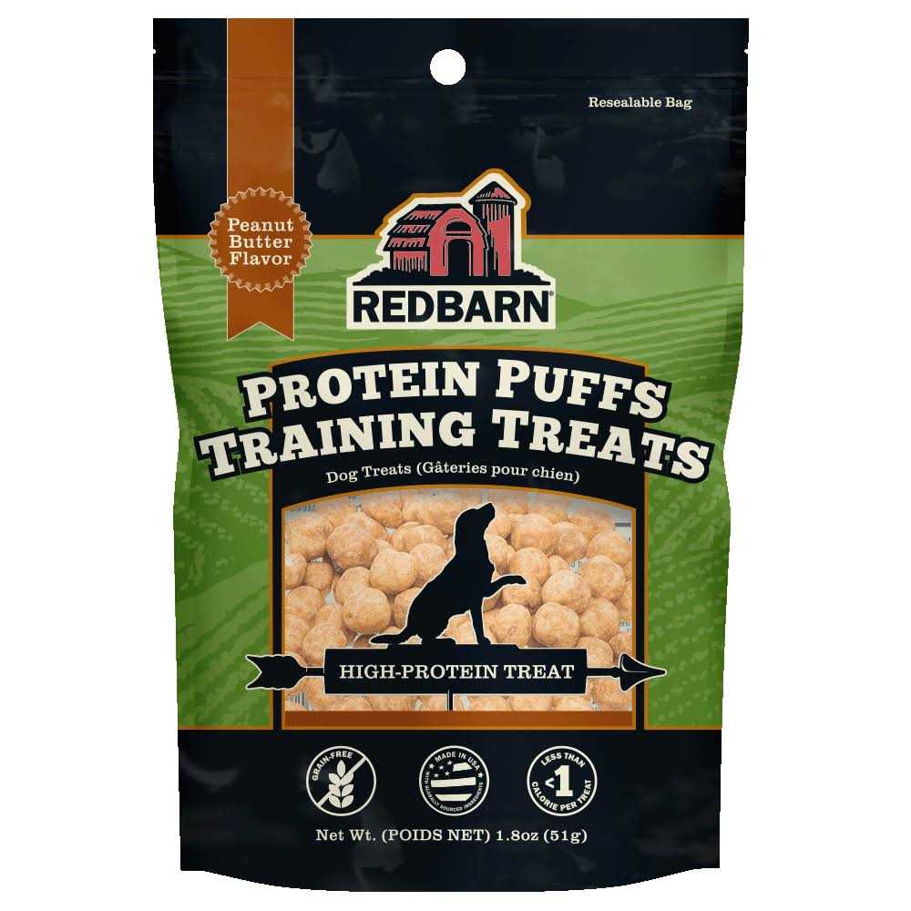 Redbarn Protein Puffs Dog Treats - Healthber