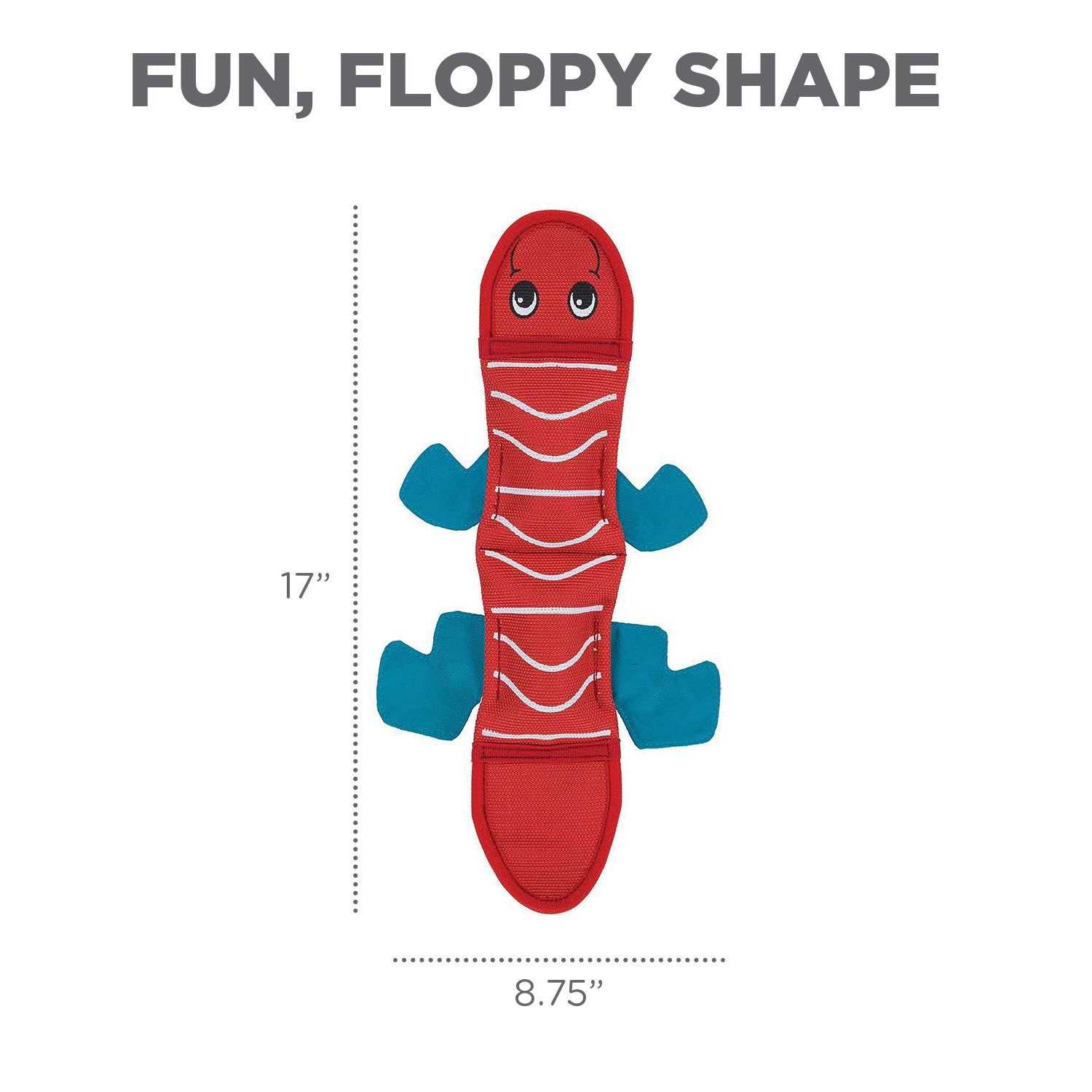 Outward Hound Fire Biterz Dog Toy Lizard - Healthber