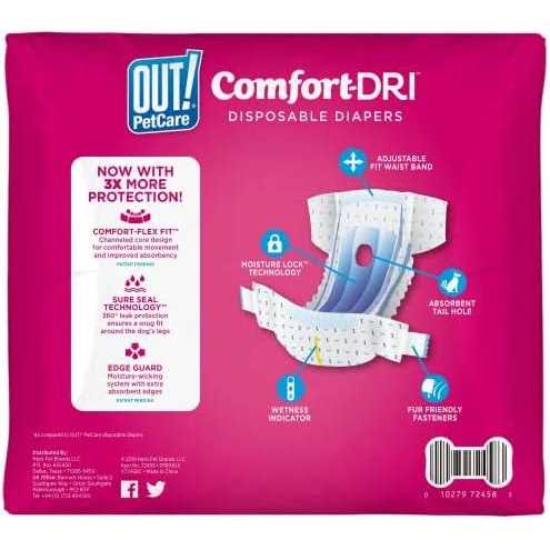Out! Disposable Female Dog Diapers - Healthber