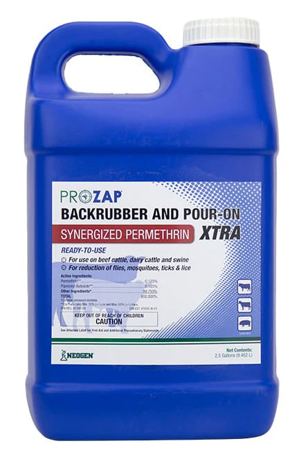 ProZap Backrubber & Pour-On Xtra, 2.5 gal - Healthber