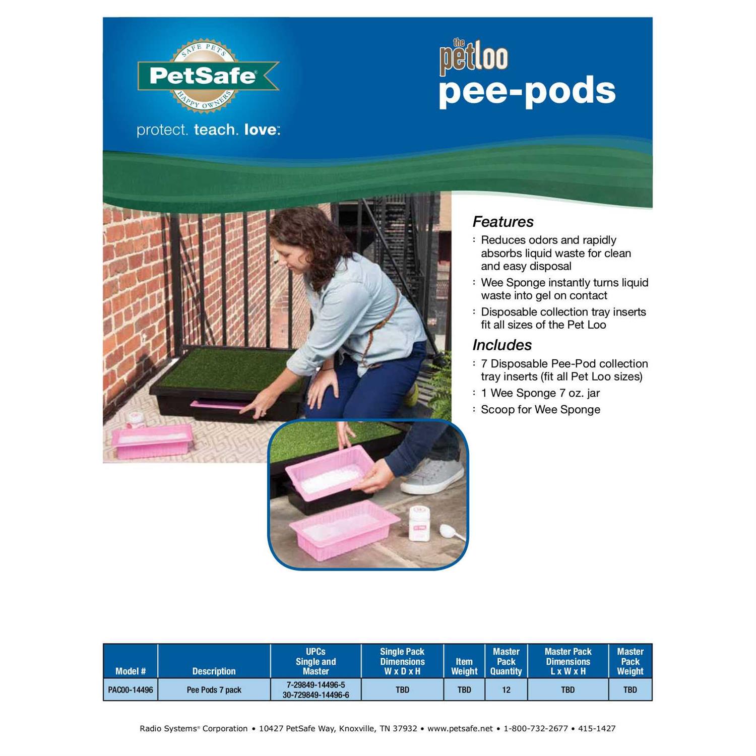 Pet Loo Pee Pod 7 pack - Healthber