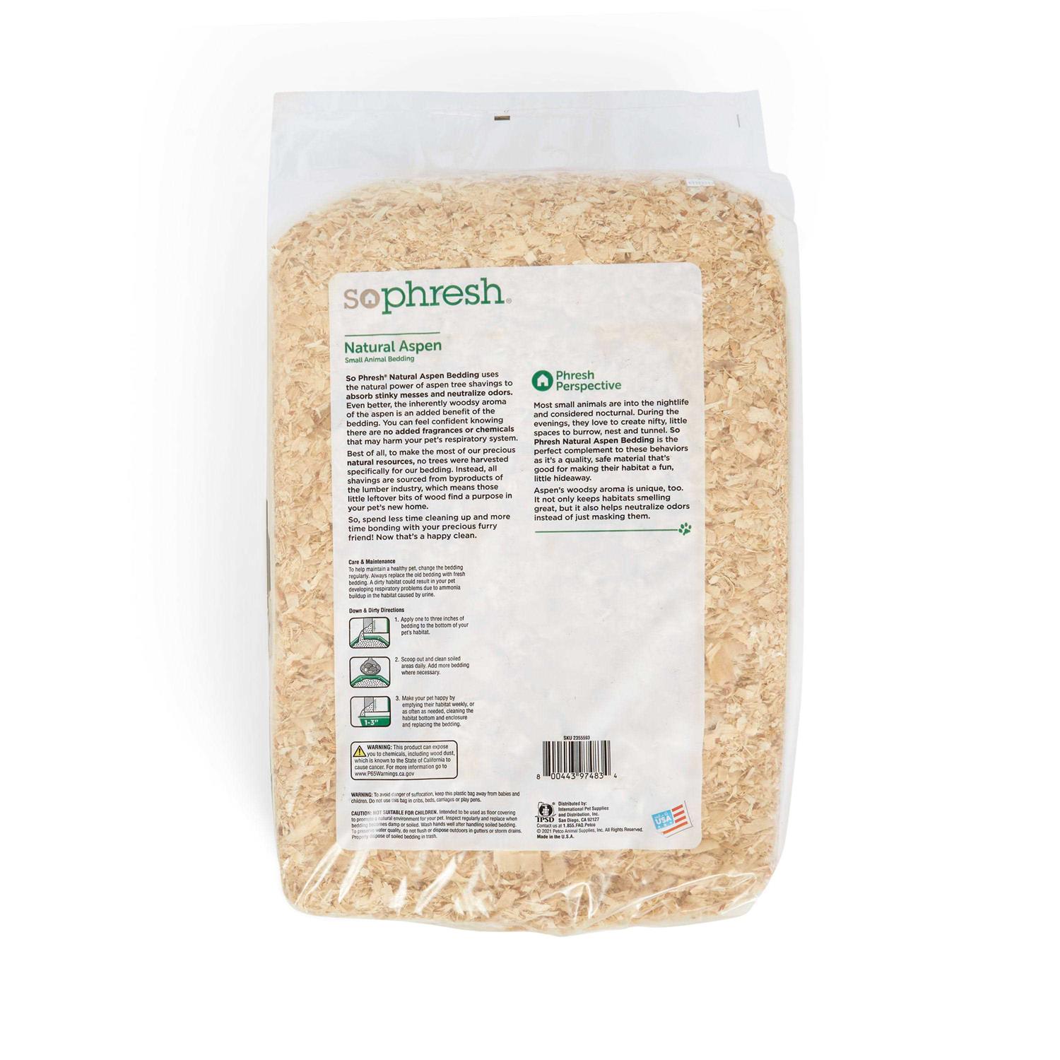 So Phresh Natural Aspen Small Animal Bedding - Healthber