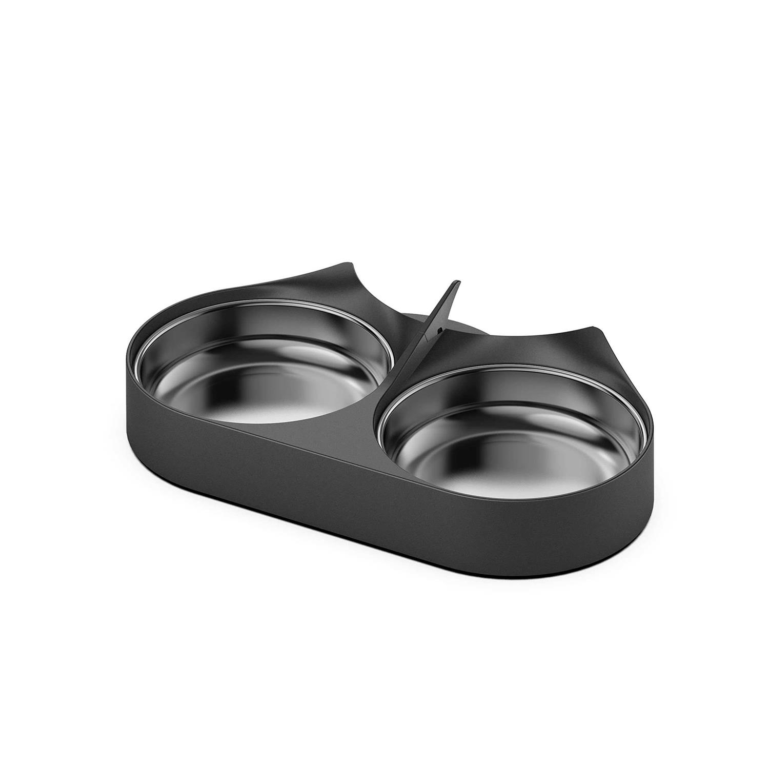 PETLIBRO Pet Food Splitter with Stainless Steel Bowls, Automatic Cat Feeder Bowls for Two Cats or Dogs - Healthber