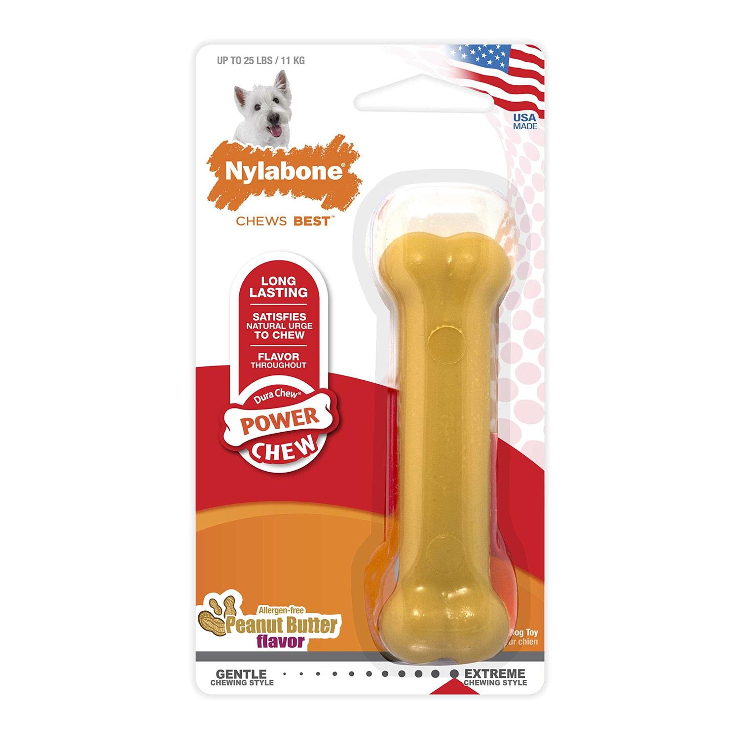 Nylabone Bacon Chew Bone - Healthber