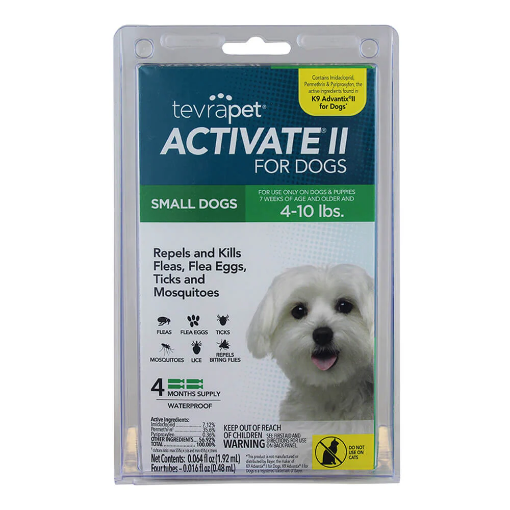 TevraPet Activate II, 4 Month Supply - Healthber