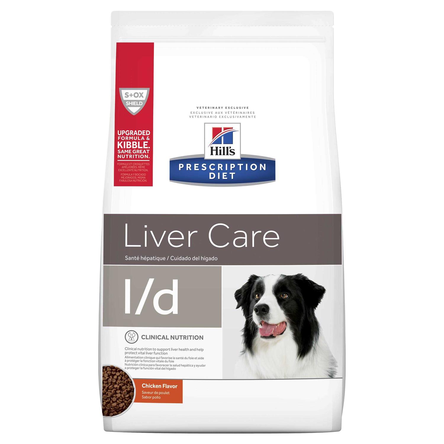 Hill’s Prescription Diet l/d Liver Care Chicken Flavor Dry Dog Food - Healthber