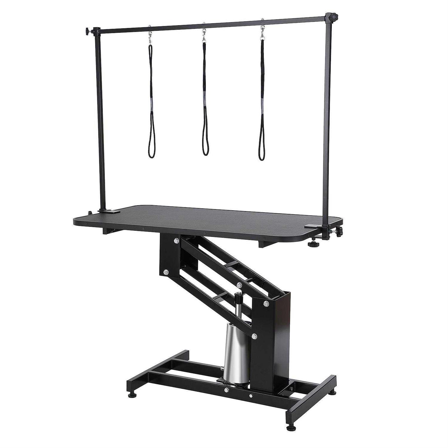 VEVOR 43 Hydraulic Pet Grooming Table Heavy Duty Dog Grooming Arm for Medium/ Small Dogs - Healthber