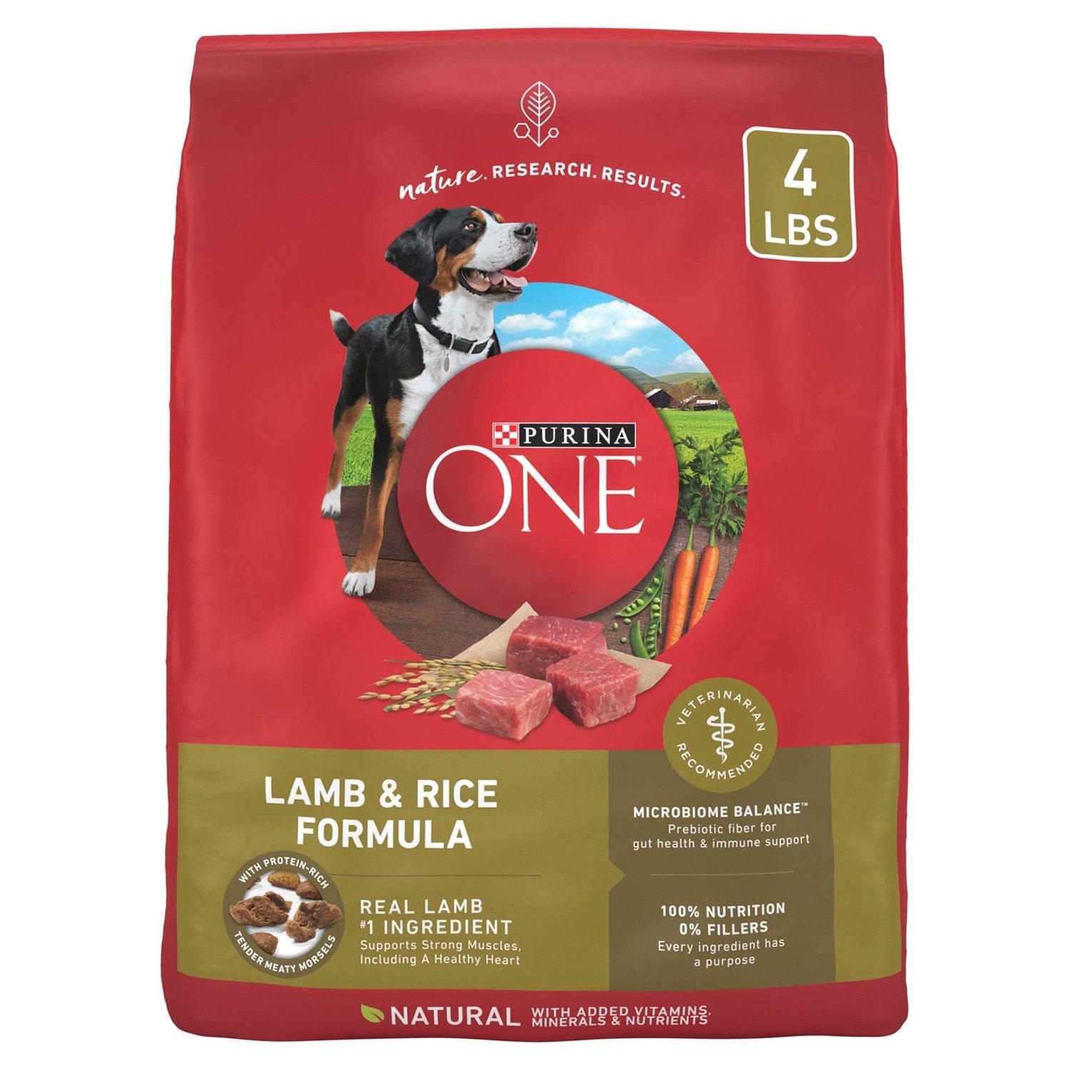 Purina ONE SmartBlend Lamb & Rice Formula Dry Dog Food - Healthber