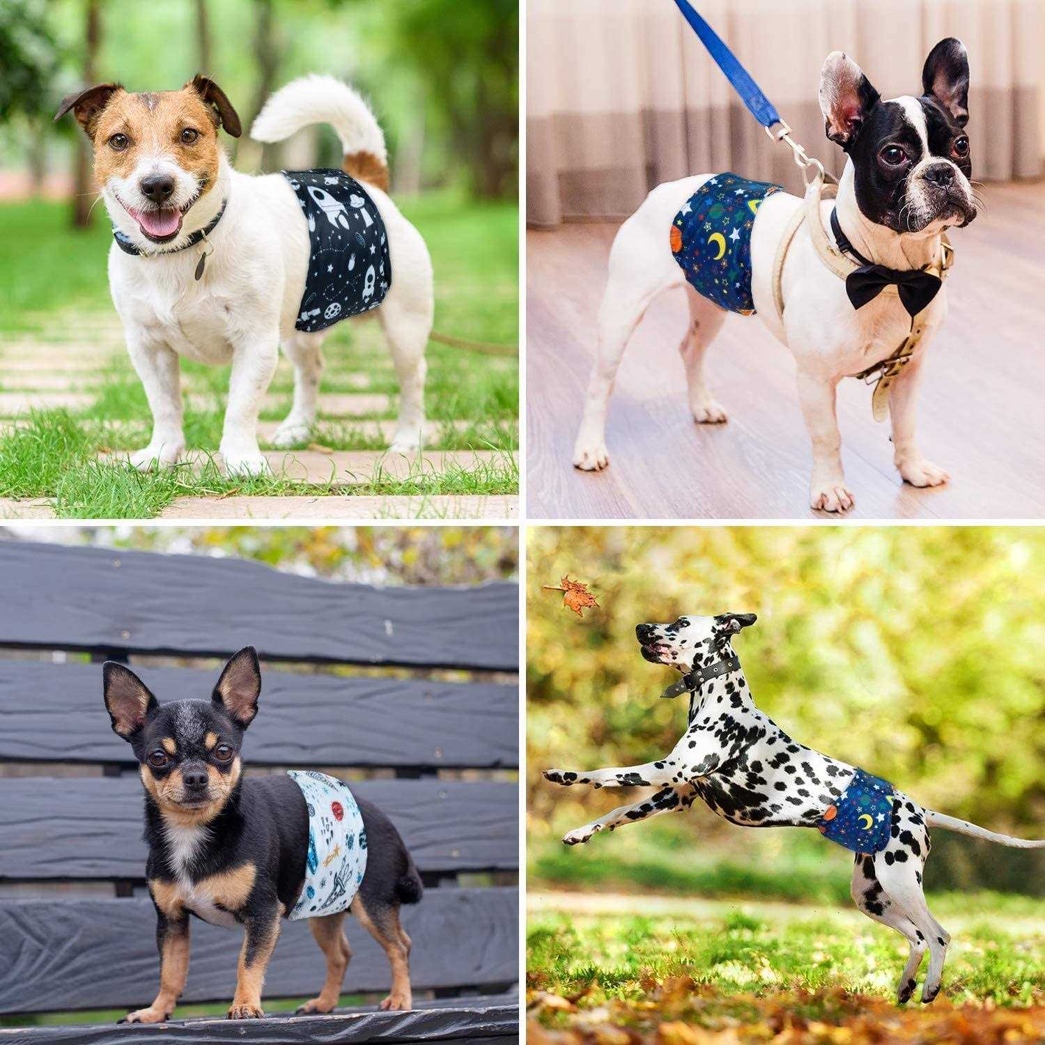 Pet Soft Washable Dog Diapers Male Dog Belly Bands Diapers for Doggy - Healthber