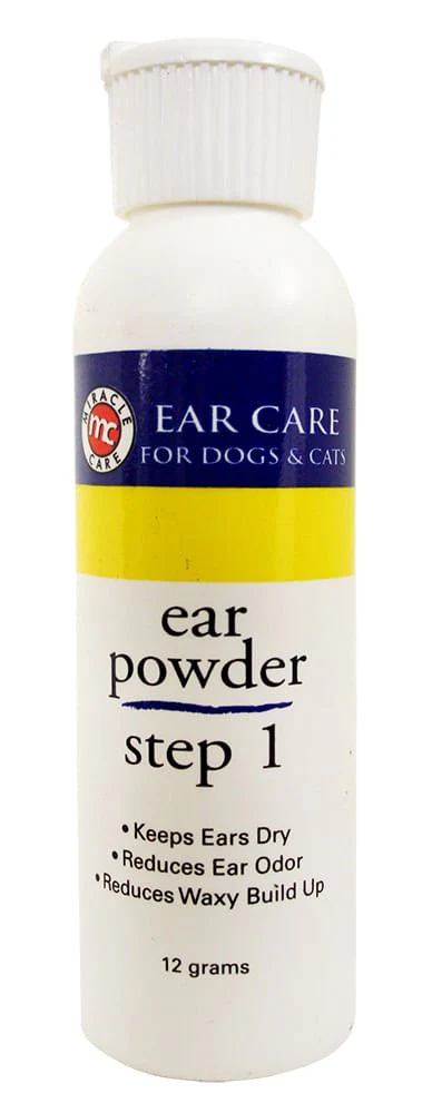 Miracle Care R-7 Ear Powder for Dogs and Cats, Step 1 - Healthber