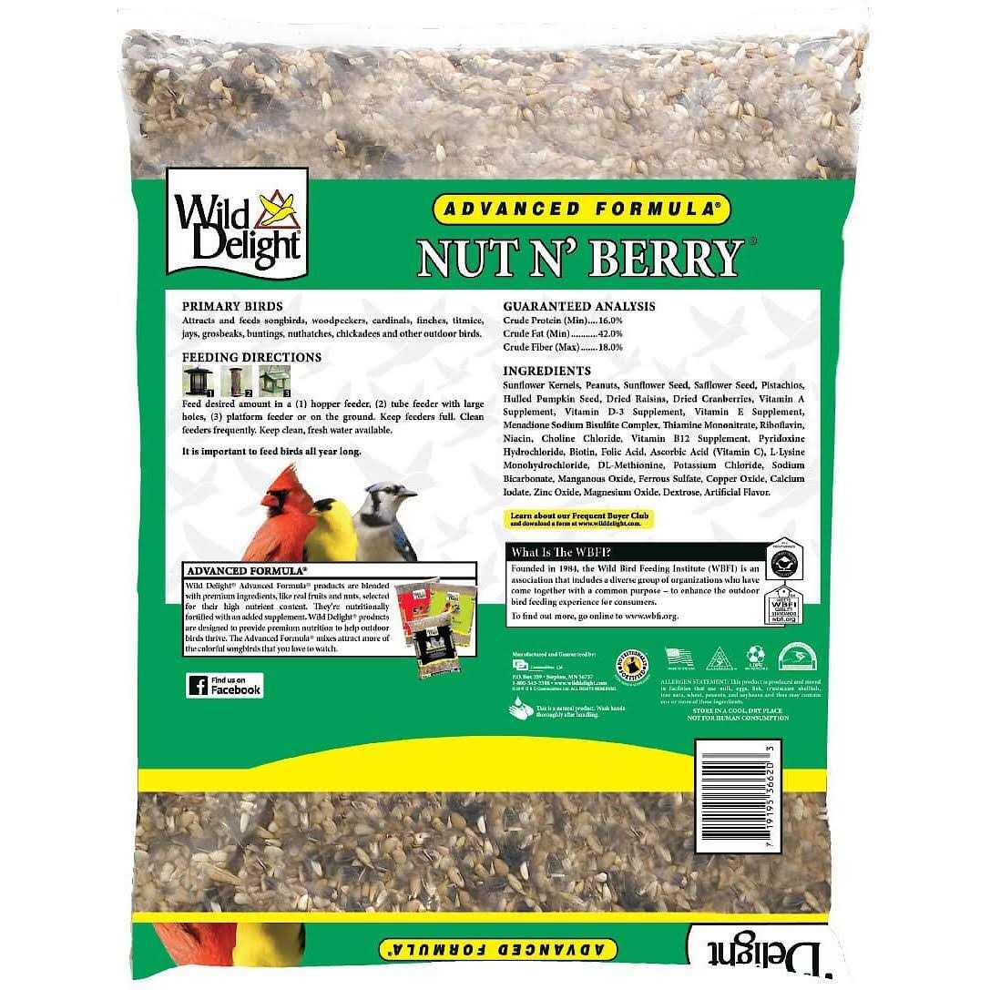 Wild Delight Nut N’ Berry Bird Food - Healthber