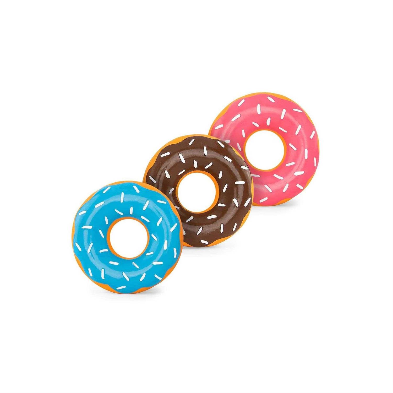 Zippy Paws Mini Latex Donutz Dog Toy - Healthber