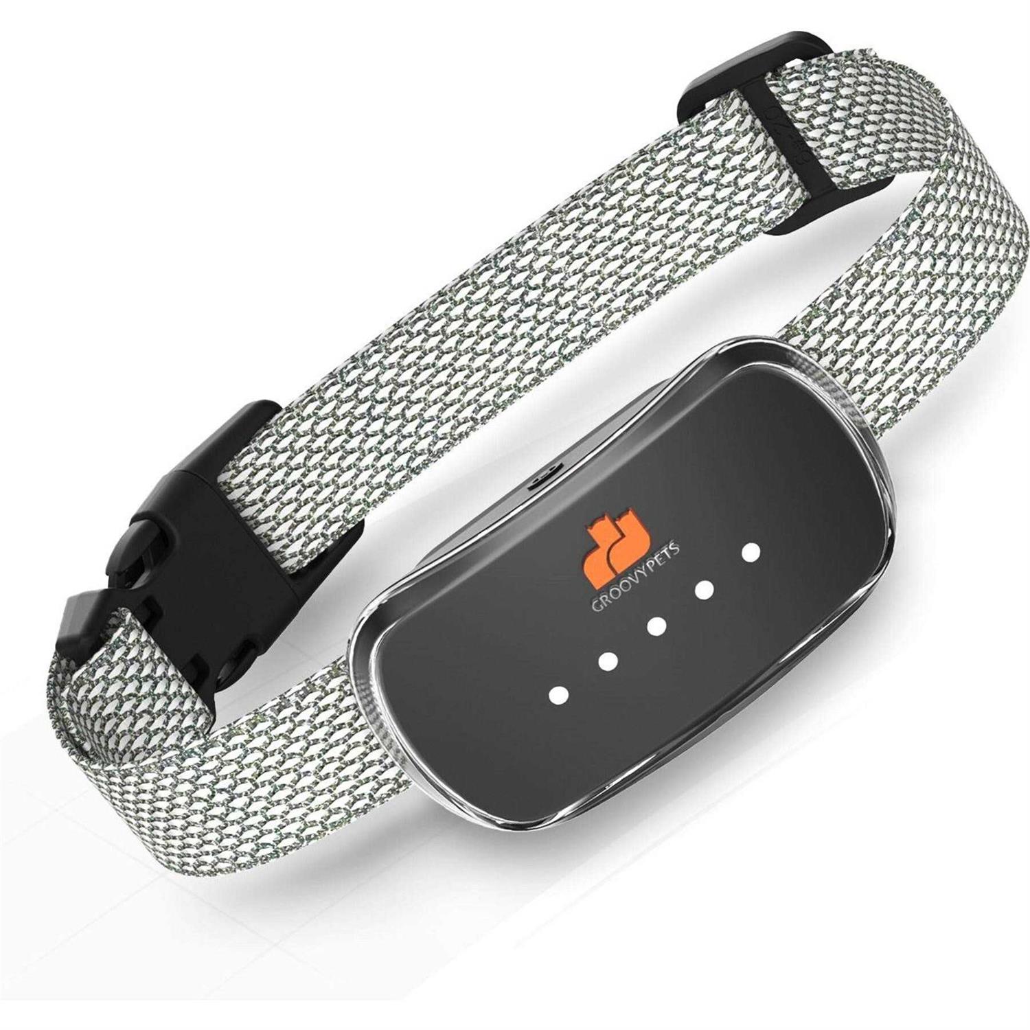 Groovypets Smart Automatic Anti bark Dog Collar Intelligent Waterproof Rechargeable Barking Terminator - Healthber