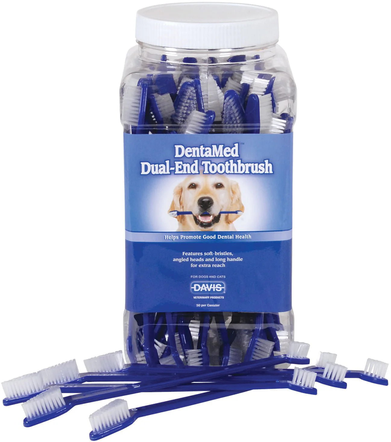 DentaMed Dual-End Toothbrush for Dogs & Cats - Healthber