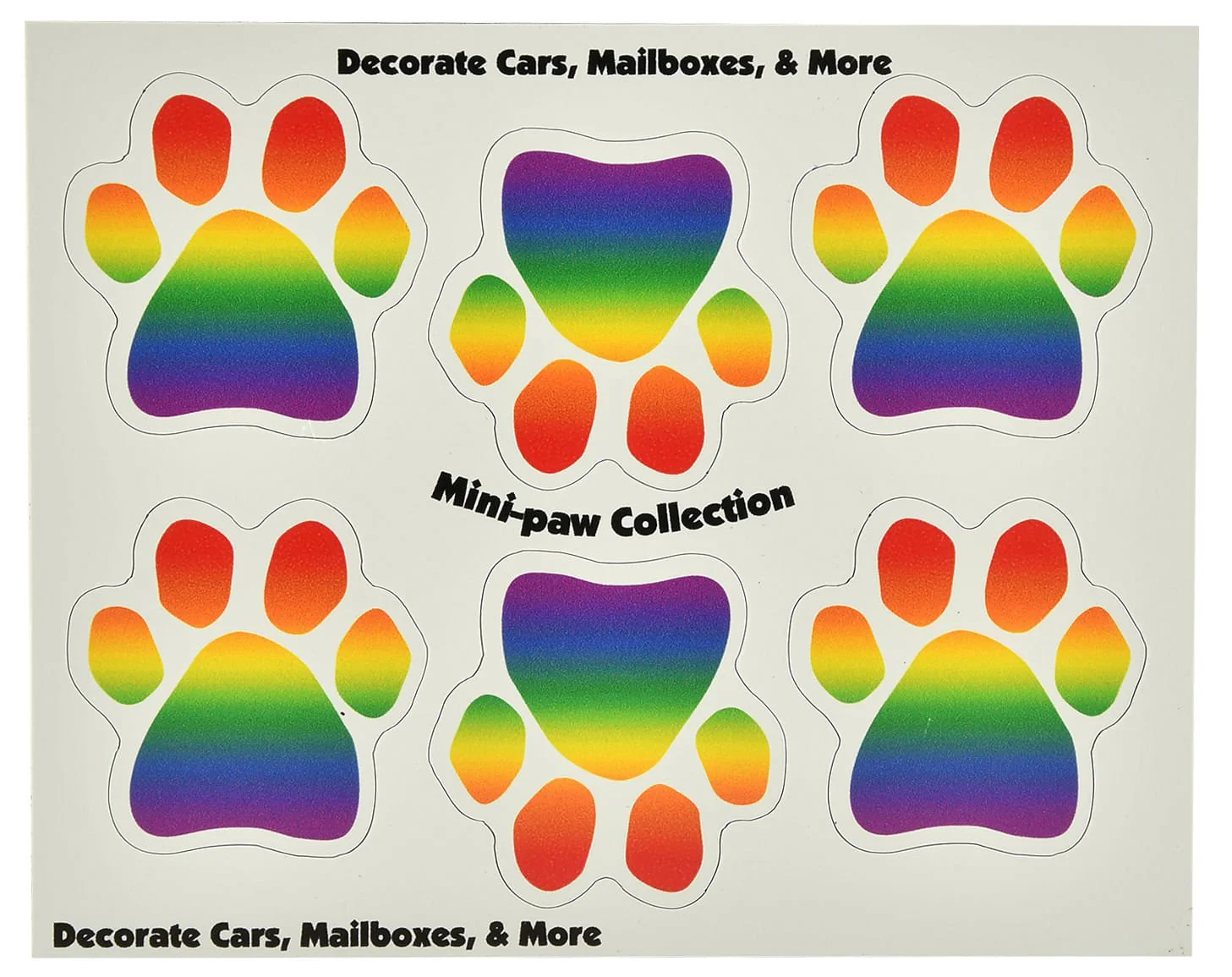 6 Mini-PAWS Magnets - Healthber
