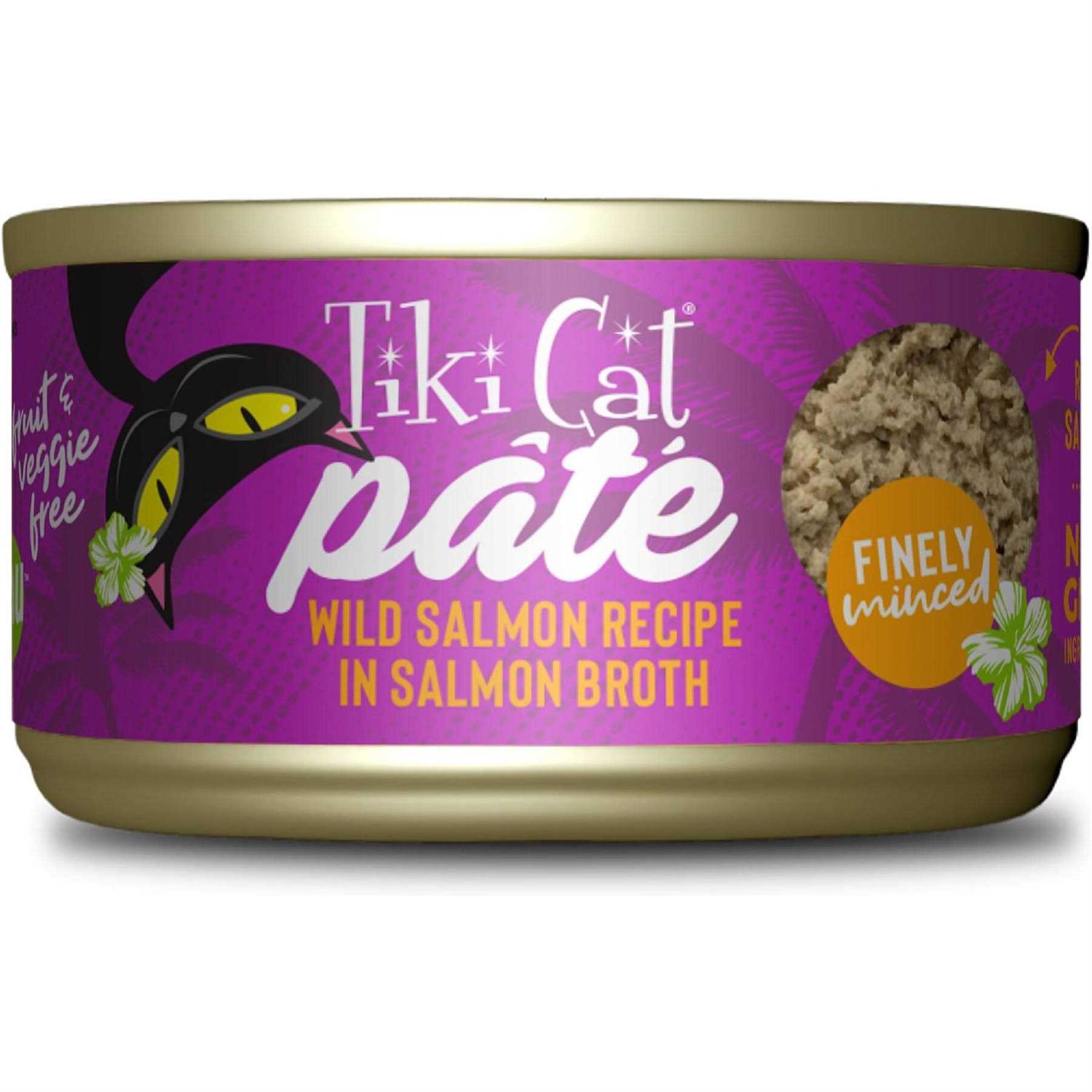 Tiki Cat Luau Pate Wild Salmon Cat Food - Healthber