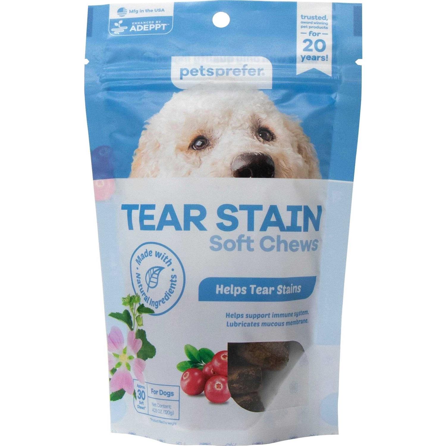 PetsPrefer Tear Stain Soft Chews for Dogs - Healthber