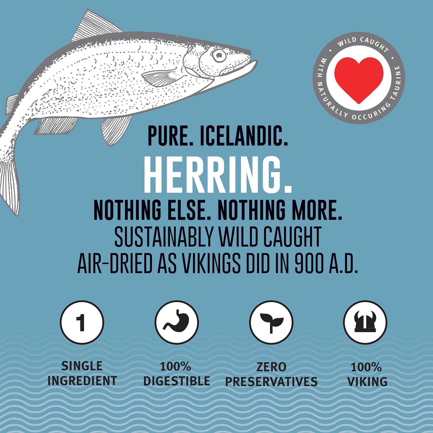 Icelandic+ Dog Herring Fish Whole - Healthber