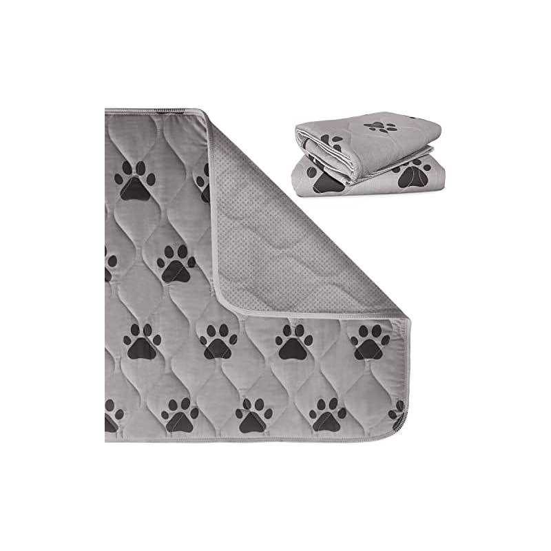 Gorilla Grip Reusable Puppy Pads 40×26 Slip Resistant Pet Crate Mat - Healthber