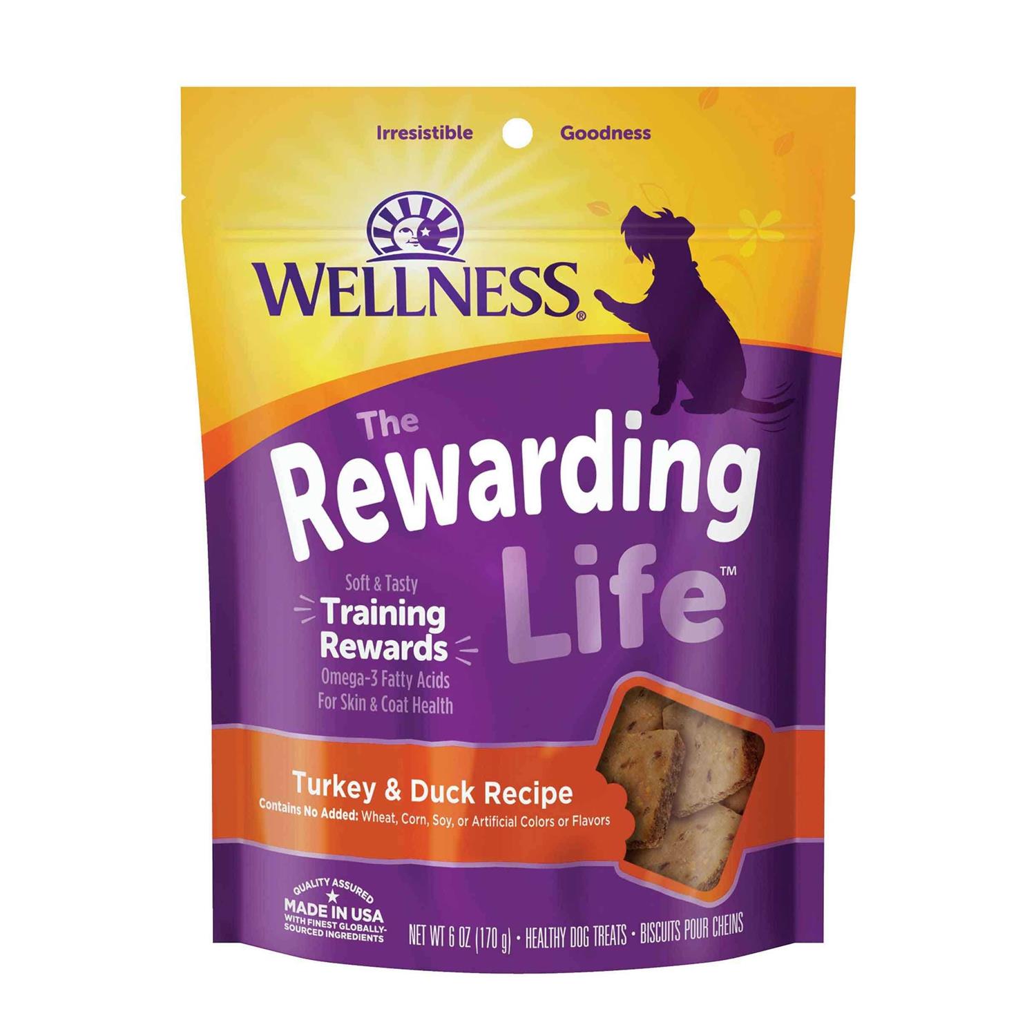 Wellness Soft Wellbites Turkey & Duck Recipe Dog Treats - Healthber