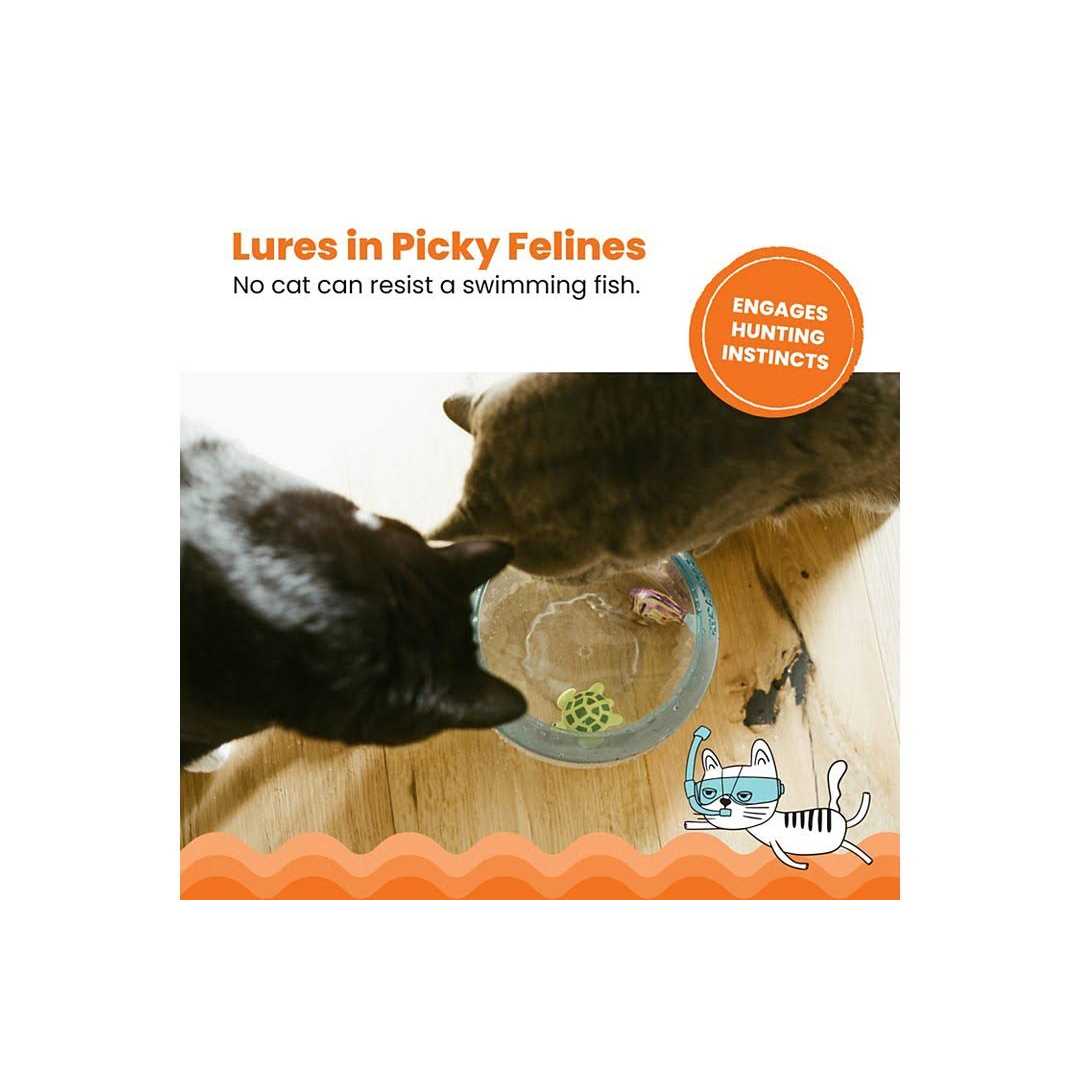 Catstages Meow-Smerizing Fishbowl Cat Toy - Healthber
